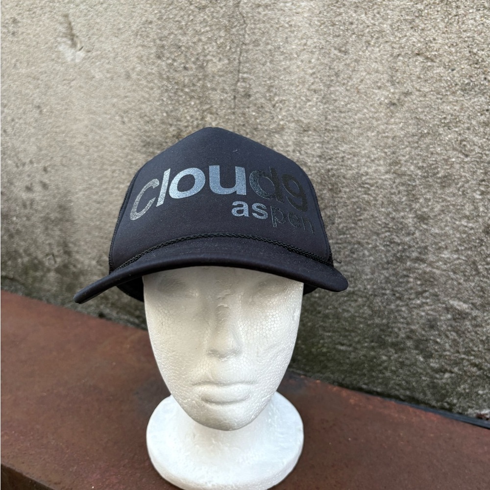 Cloud 9 Aspen Trucker Hat - Rare Black Edition - 100% Authentic EUC
